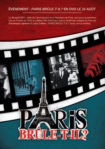ÉVÉNEMENT : PARIS BRÛLE-T-IL? EN DVD LE 24 AOÛT - fhcom
