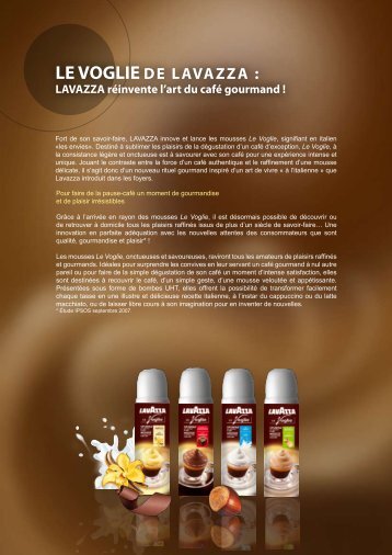 LE VOGLIE DE LAVAZZA : - fhcom