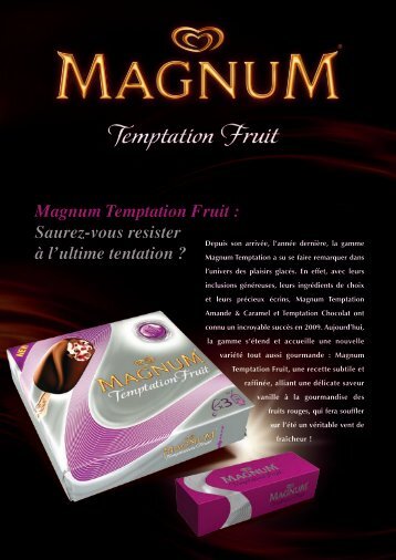 Magnum Temptation Fruit : Saurez-vous resister - fhcom