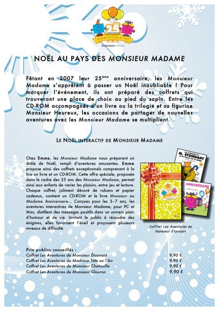 NOËL AU PAYS DES MONSIEUR MADAME - fhcom