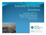 Lexi Harlow, DPT, CLT Physical Therapy Department Seattle ...
