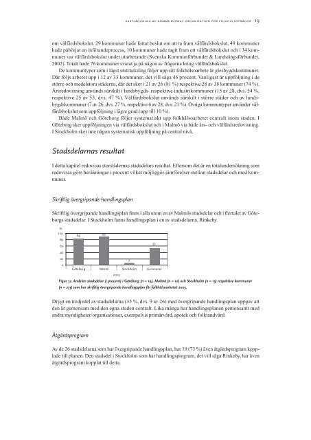 Kommunernas organisation för folkhälsofrågor år 2003 - Statens ...