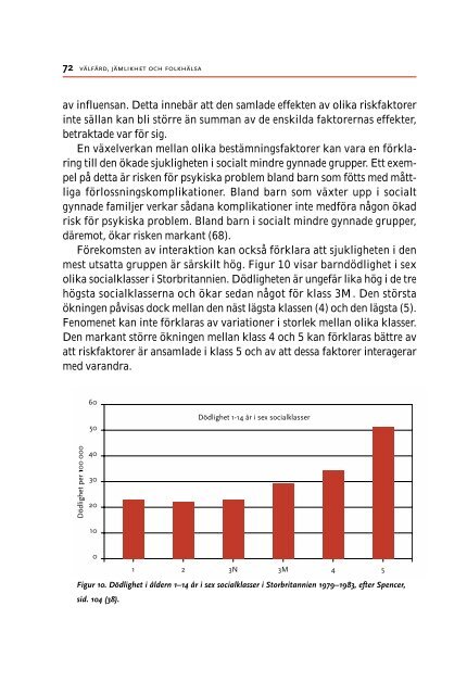 jämlikhet i hälsa: perspektiv, begrepp och mått - Statens ...