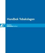 Handbok Tobakslagen, 1,66 MB - Statens folkhälsoinstitut