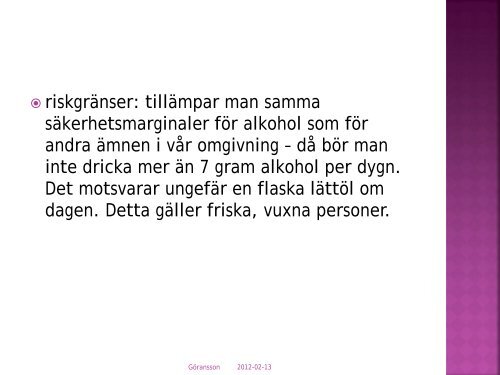 Graviditet och alkohol - Mona Göransson, 2,43 MB