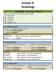 Colloquial Swahili - 