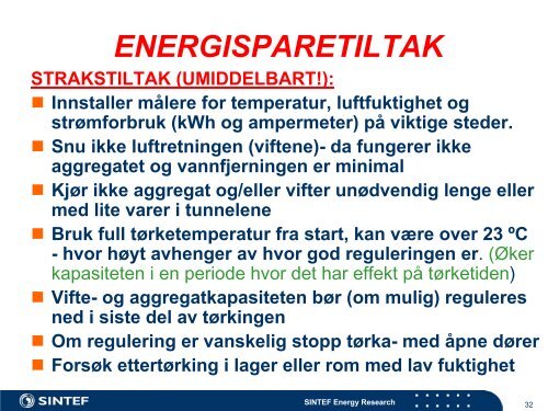 Tørking av klippfisk - FHL