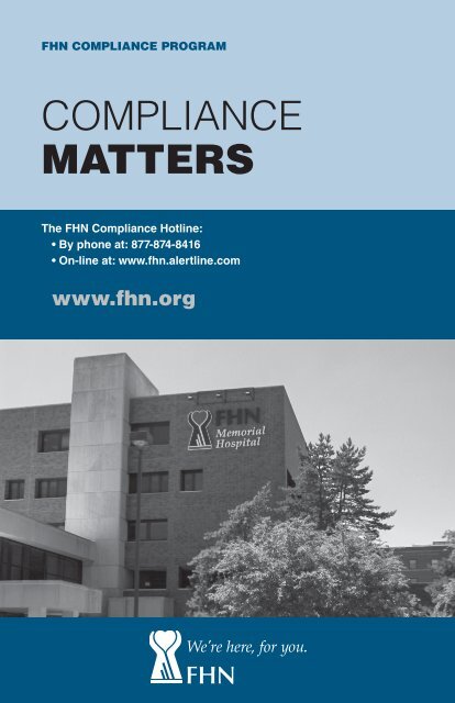 Compliance Program brochure - FHN