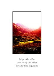 Edgar Allan Poe The Valley of Unrest El valle de la inquietud