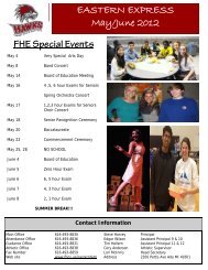 May June Newsletter 2012.2 - Forest Hills Public Schools