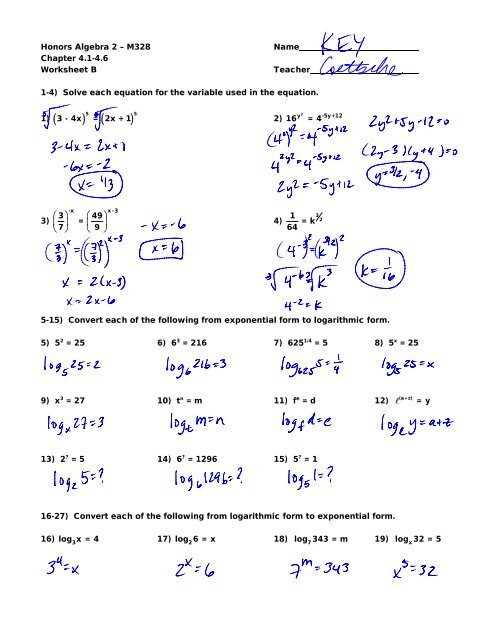 algebra 2 assignment id 1 answers