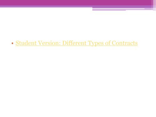 Contracts PowerPoint