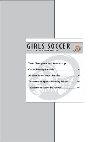 GIRLS SOCCER - Florida High School Athletic Association