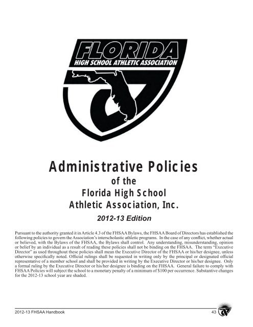 Florida High School Athletic Association Clearance For - Fhsaa - Fill and  Sign Printable Template Online