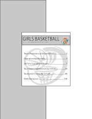 GIRLS BASKETBALL - Florida High School Athletic Association
