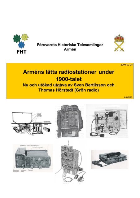 Arméns lätta radiostationer under 1900-talet - Försvarets Historiska ...