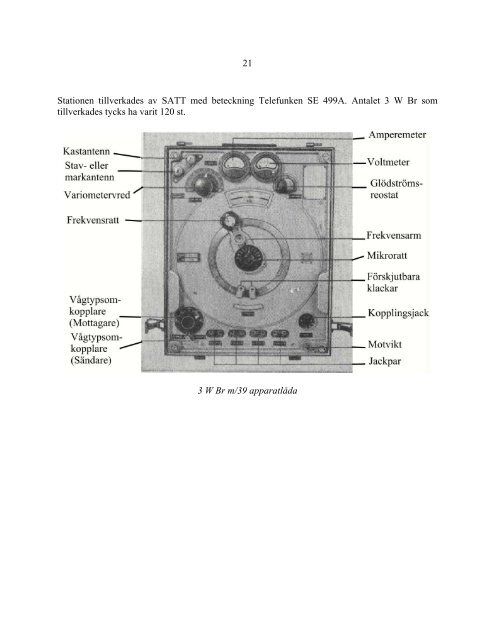 Arméns lätta radiostationer under 1900-talet - Försvarets Historiska ...