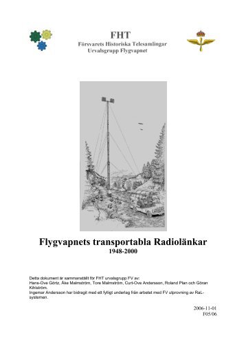 Flygvapnets transportabla radiolänkar 1948-2000