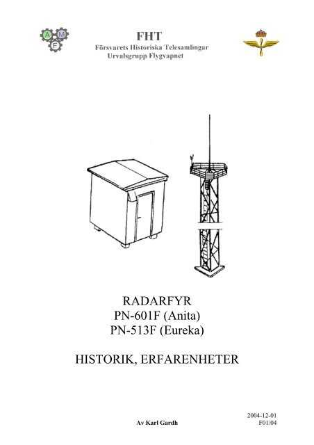 RADARFYR PN-601F (Anita) PN-513F (Eureka) HISTORIK ...