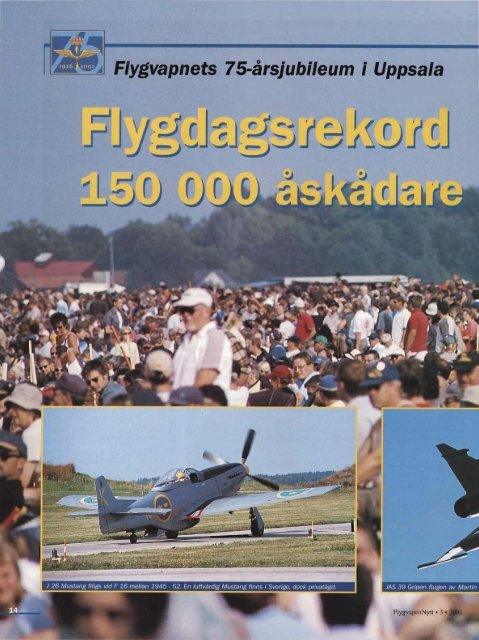 ~ Flygvapnets 75-årsjubileum i Uppsala