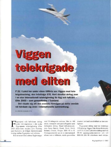 Viggen telekrigade med eliten