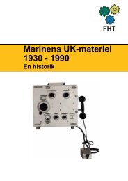 Marinens UK-materiel 1930 - 1990