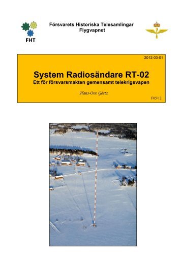 System Radiosändare RT-02 - Försvarets Historiska Telesamlingar ...