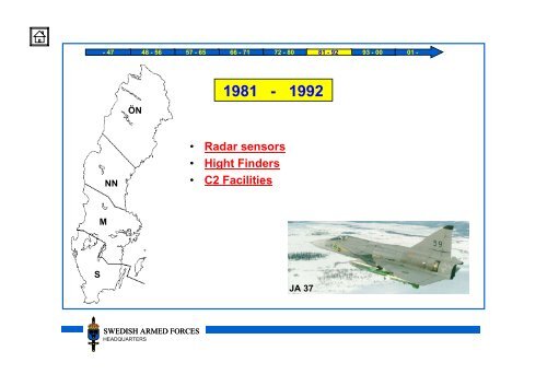 History of C2-systems in the SWEDISH AIR FORCE