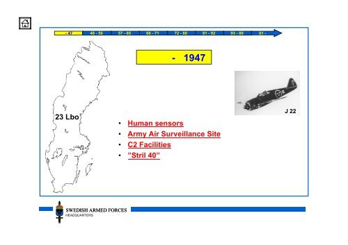 History of C2-systems in the SWEDISH AIR FORCE