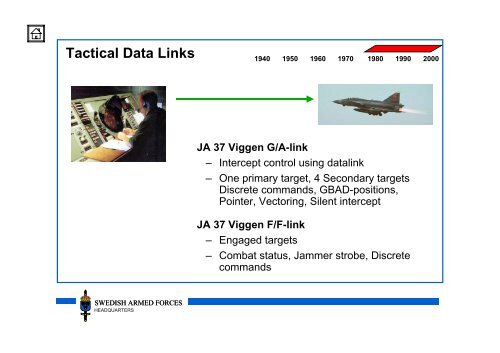 History of C2-systems in the SWEDISH AIR FORCE