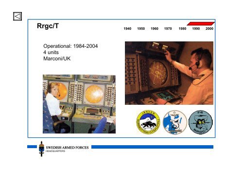 History of C2-systems in the SWEDISH AIR FORCE