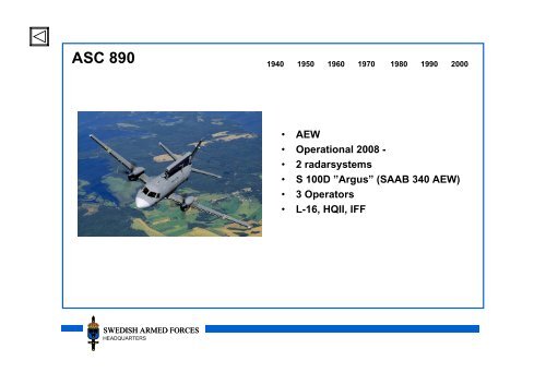 History of C2-systems in the SWEDISH AIR FORCE