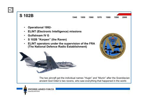 History of C2-systems in the SWEDISH AIR FORCE