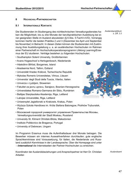 Studienjahrgang 2012/2015 - FHVR AIV