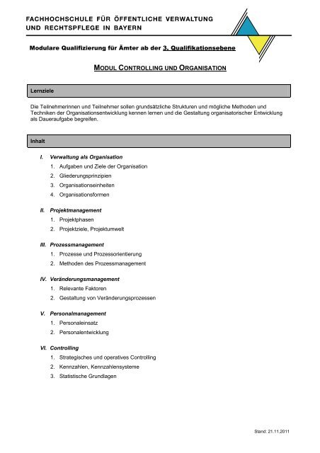 10 Modul Controlling und Organisation