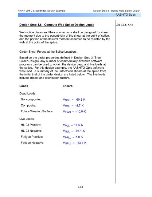 Lrfd Format Design S
