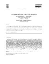 Multiple scale analysis of delayed dynamical systems - ISC