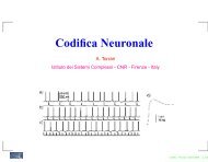 Codifica Neuronale - ISC - Cnr