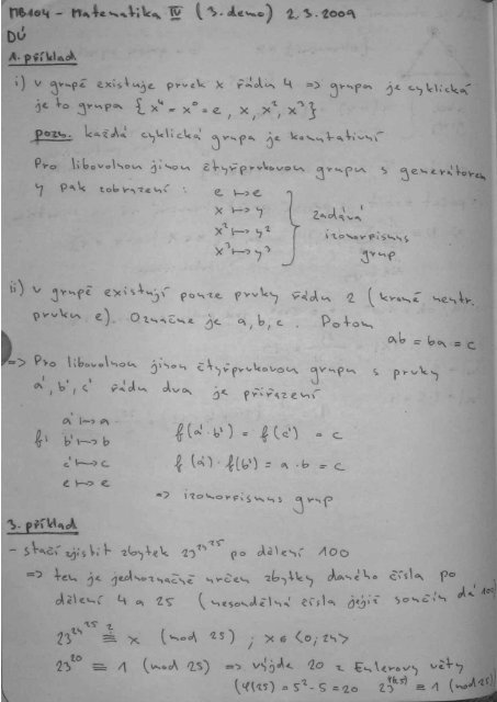 MB104 - Matematika IV (3. demo)