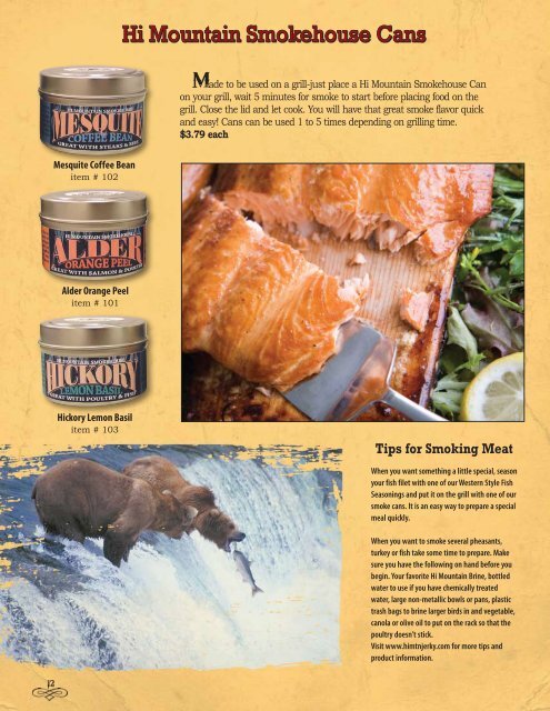 Hearty Western Flavor 2010 Catalog - Hi Mountain Seasonings