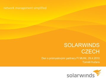 SolarWinds Czech, s.r.o.