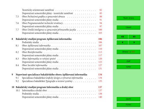 Studijní katalog - Fakulta informatiky - Masarykova univerzita