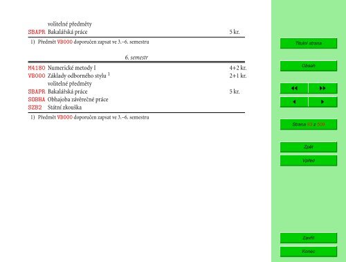 Studijní katalog - Fakulta informatiky - Masarykova univerzita