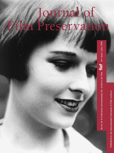 Journal of Film Preservation N° 56 - FIAF