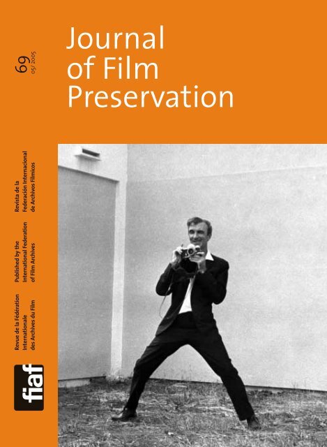 Journal of Film Preservation N° 60/61 - FIAF