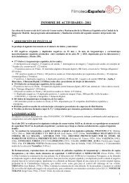 INFORME DE ACTIVIDADES - 2011 - FIAF