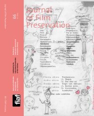 Calaméo - JOURNAL OF FILM PRESERVATION #107, OCTOBER 2022