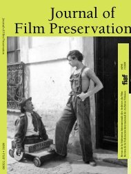 Journal of Film Preservation N° 60/61 - FIAF