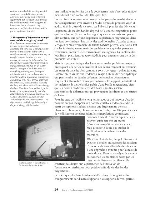 Journal of Film Preservation N° 60/61 - FIAF