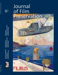 Journal of Film Preservation - FIAF